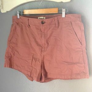 Madewell camping shorts with elastic waist
